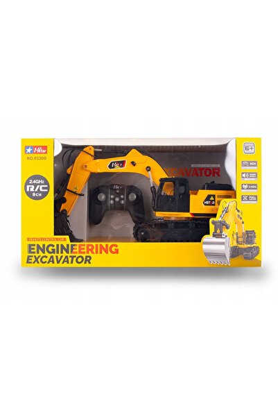 NO BRAND EXCAVATOR TELEGHIDAT R/C CU LOPATĂ MOBILĂ, ROTIRE 360°, SET CU BATER...