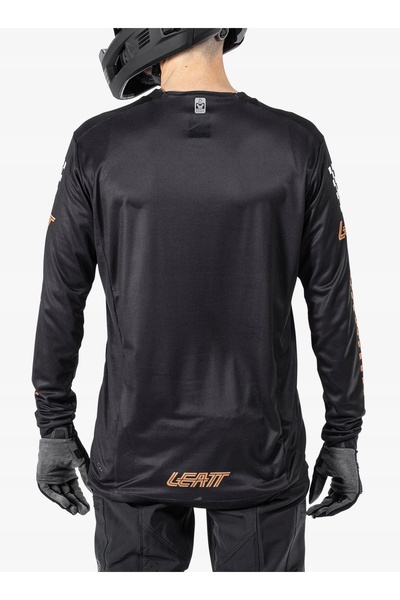 Leatt Bluză de ciclism din jerseu MTB Enduro 4.0 - negru S