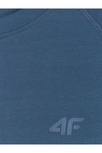4F Tricou cu mânecă lungă pentru bărbați 4FWAW25TLONM474 albastru