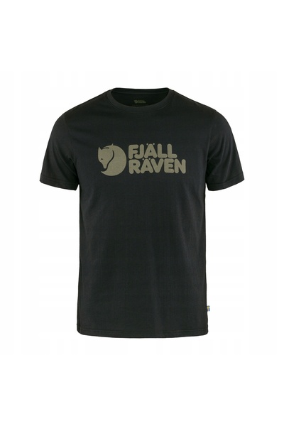 Fjällräven Tricou trekking bărbați cu logo negru XS