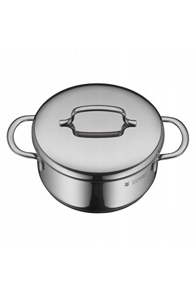WMF Mini oală mică cu capac 14cm 0.9l din oțel, pentru inducție și gaz