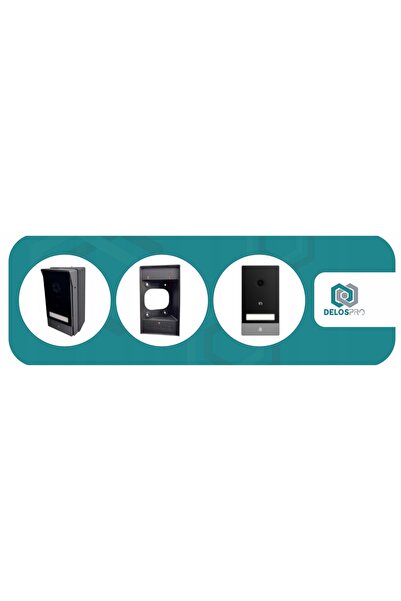 NO BRAND Adaptor pentru videointerfon EZVIZ CP7 montaj pe colț GRI DREAPTA