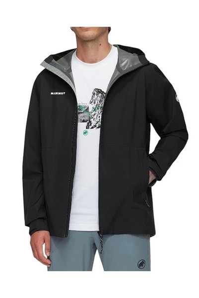 Mammut Jachetă Linard Light HS cu glugă - Negru