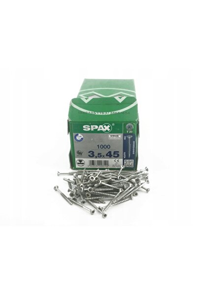 Spax Șuruburi pentru lemn 3.5 x 45 mm 100 bucăți