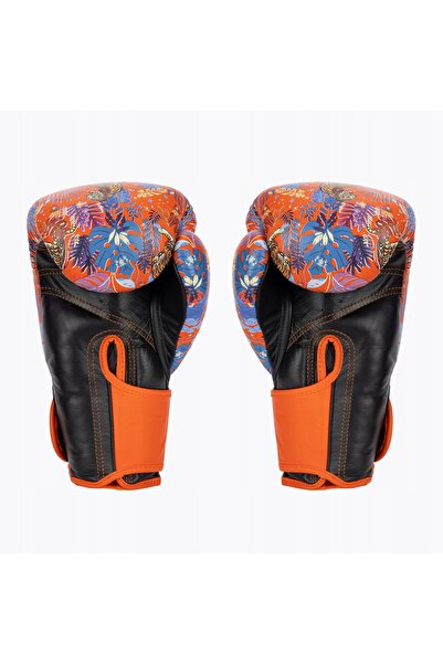 NO BRAND Mănuși de box Top King boxing Wild Tiger negru/portocaliu 14 oz