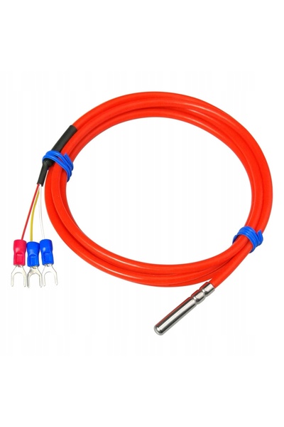 NO BRAND Sondă de temperatură PT100 impermeabilă, Φ5X30MM, din oțel 304, cu t...