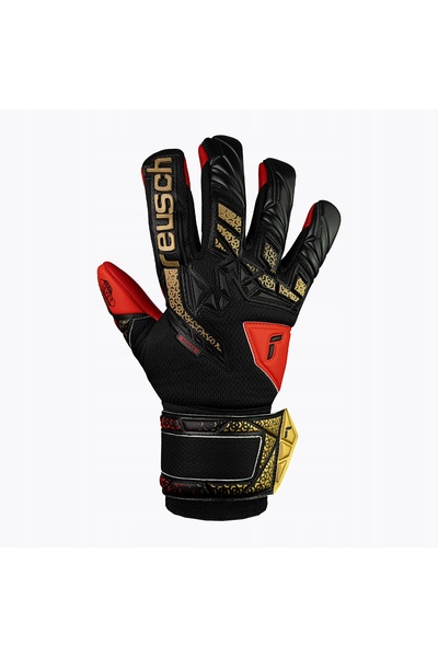 Reusch Mănuși de portar Attrakt Freegel Silver negru/auriu/roșu focos 8.5