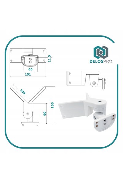 NO BRAND Suport de colț pentru cameră pentru IMILAB EC6 DUAL