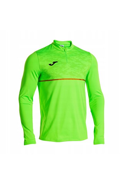 Joma Hanorac de alergare pentru bărbați record III verde fluor 2XL