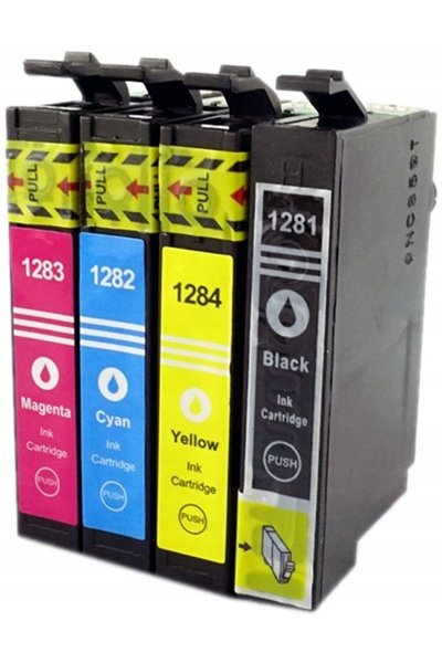 NO BRAND 2x Cerneală de reîncărcare completă pentru Epson T1281 SX425W SX130 ...