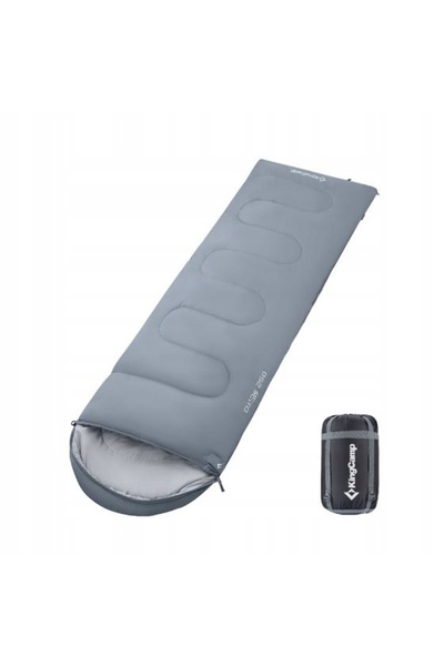 NO BRAND Sac de dormit turistic călduros KingCamp – Fermoar pe partea stângă