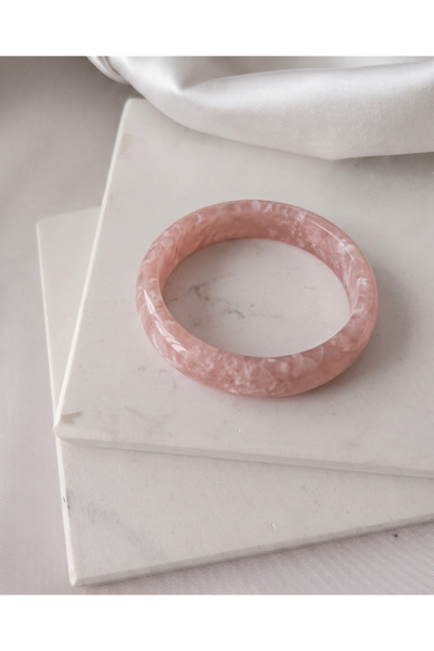 PURE BERRY Kadın Kemik Desenli Kalın Oval Bileklik Şık Zarif Vintage Tasarım ...