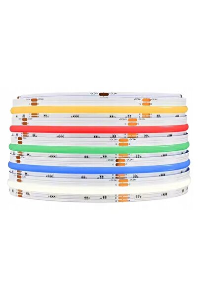 NO BRAND Bandă LED COB RGBW 24V NEON 3920 LED-uri ROLĂ 5M CALITATE RGB + ALB ...