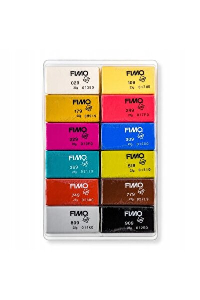FIMO Стайдлер Пластмасова кутия 12 цвята Кожа 8013 C12-2