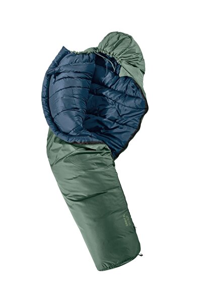 NO BRAND Sac de dormit sintetic Deuter Orbit EL 0 (200 cm) - verde ink Stânga