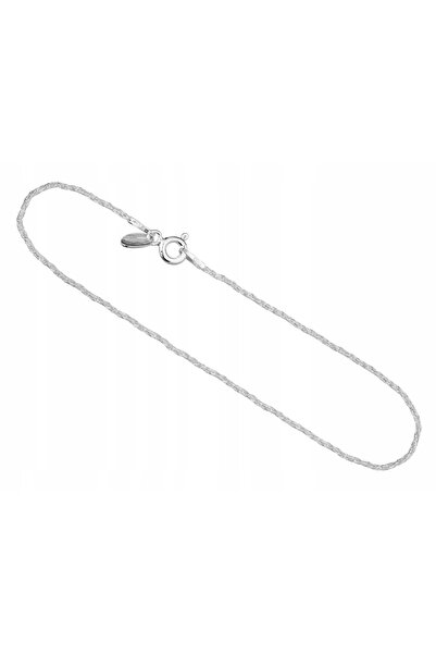NO BRAND Brățară de mână cu lanț din argint 925, model „Coadă de vulpe”, 1,1 ...