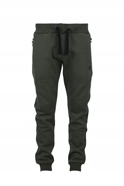 Fox Pantaloni verzi/negri slim fit tip jogger, mărimea S