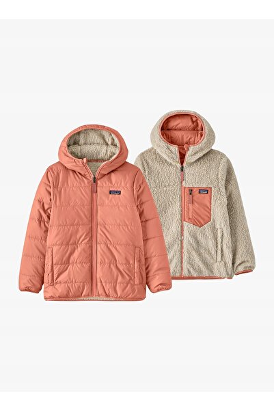 Patagonia Jachetă reversibilă pentru copii Ready Freddy Hoody - roz moment S
