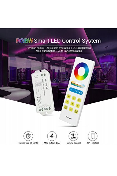 NO BRAND Controler pilot bandă LED RGBW Pro Milight FUT044A