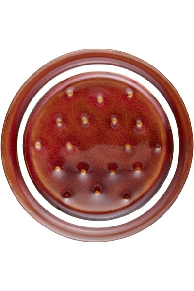 NO BRAND Staub Cadou Mini cocotte rotundă 200 ml, culoare castană
