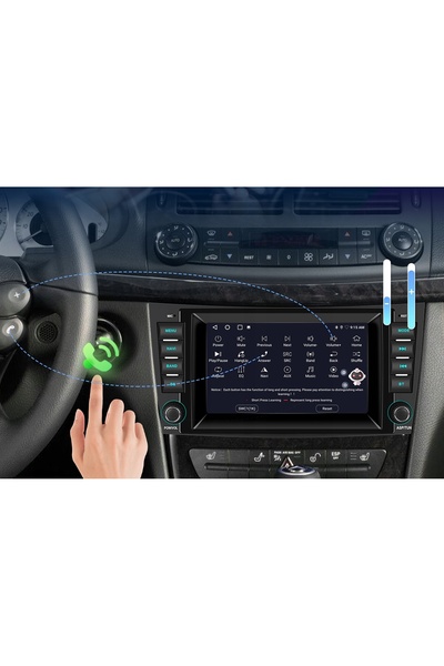 NO BRAND RADIO pentru MERCEDES E W211 CLS W219 CarPlay WiFi GPS Android 15 2G...
