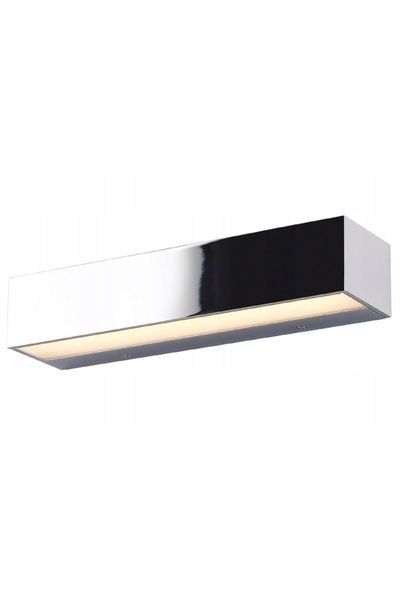 NO BRAND Aplică de perete LED modernă dreptunghiulară cromată 3000K Maxlight