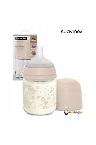 NO BRAND Suavinex Sticlă anti-colici din sticlă SX Pro 120 ml, cu debit liber...