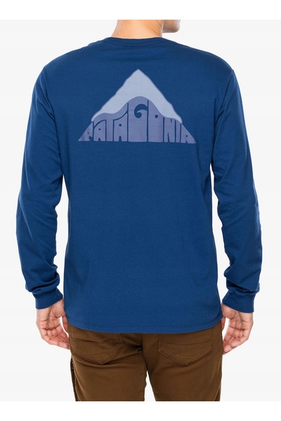Patagonia Bluză sport fără glugă cu mânecă lungă Driftways Organic T-Shirt - ...