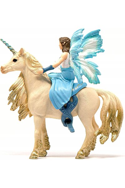 SCHLEICH Jucărie 42508 Eylas unicorn auriu de călărit