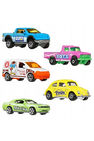 Matchbox 2026 AMESTEC DE BOMBOANE 1 SET 5 BUCĂȚI HVV75 MODELE NOI METAL