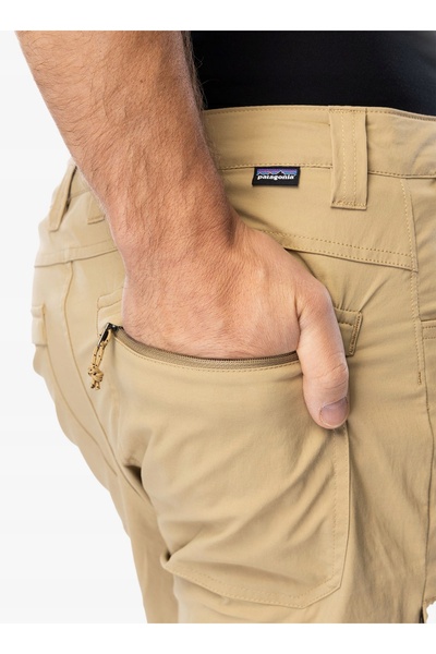 Patagonia Pantaloni convertibili Quandary - bej 36 (L)