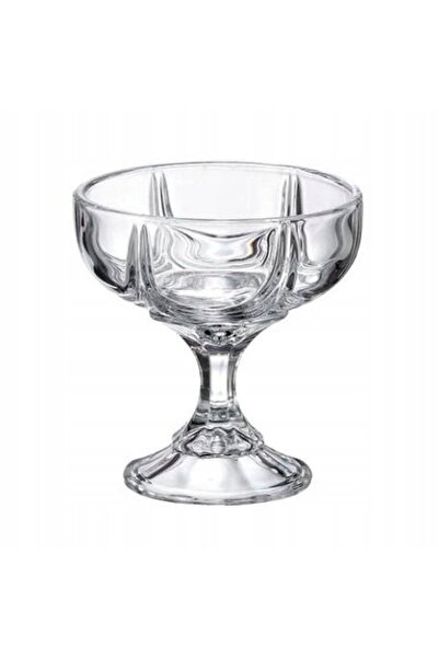 NO BRAND Salaterka de cristal Orion pe picior 22cm Boemia