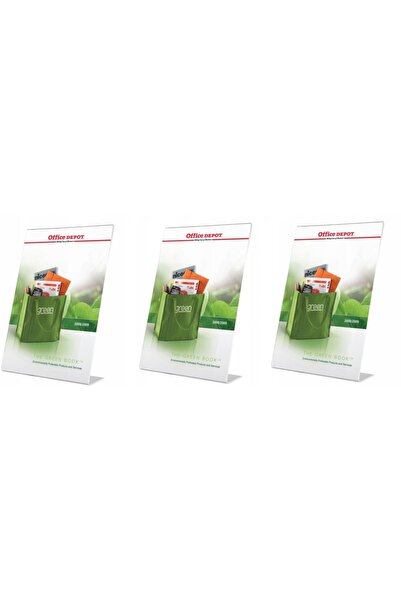 Viking Suport pentru pliante A5 Viking, transparent vertical x 4 bucăți