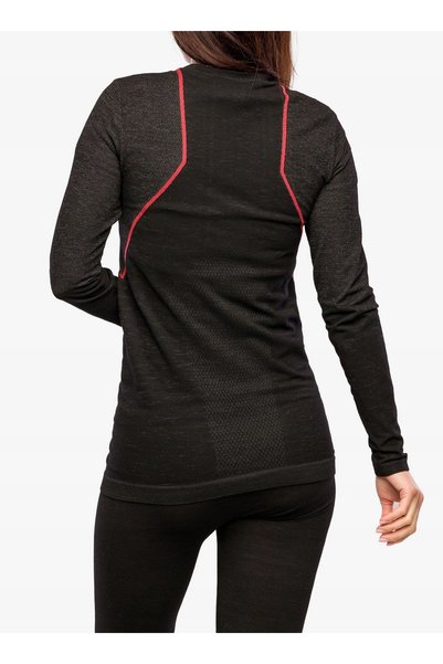 La Sportiva Wool40 Aero Bluză termică cu mânecă lungă pentru femei - negru