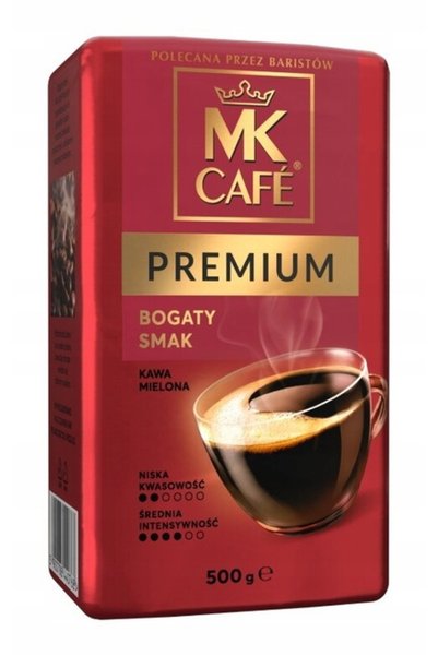 NO BRAND Cafea măcinată MK cafe premium 3 x 500g gust bogat aciditate redusă