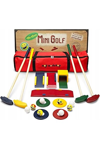 NO BRAND SET DE GOLF DIN LEMN PENTRU COPII - JUCĂRIE DE GOLF PENTRU TERENUL D...