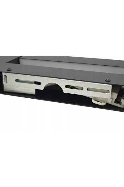 NO BRAND Aplică LED de perete sub oglindă 30cm IP54 2x4W negru Idealed Aster ...