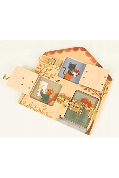 Egmont Toys Placă manipulativă din lemn Friends 3+ 511184