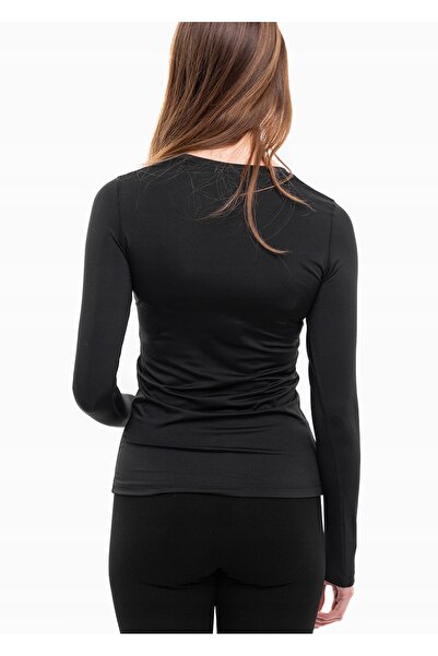4F Tricou de damă cu mânecă lungă FNK F324 negru R. L.