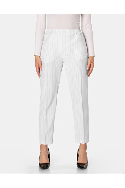 NO BRAND Pantaloni eleganți tip țigară pentru femei VIP S003-8 22
