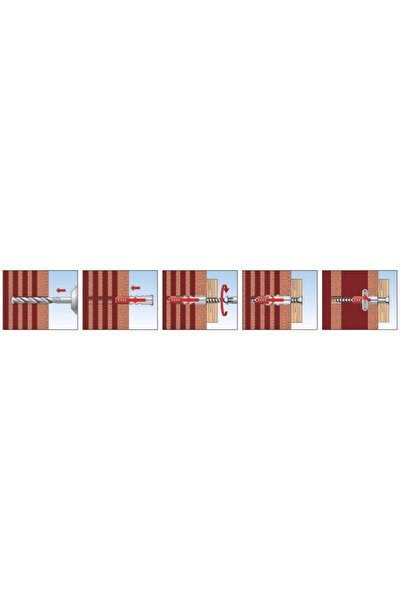 Fischer Roți de expansiune plus șuruburi DUOPOWER 6x50 mm Pachet S 50 BUCĂȚI