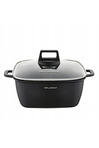 NO BRAND Florina Chef 24x24cm 4.6L Oală pătrată antiaderentă din aluminiu