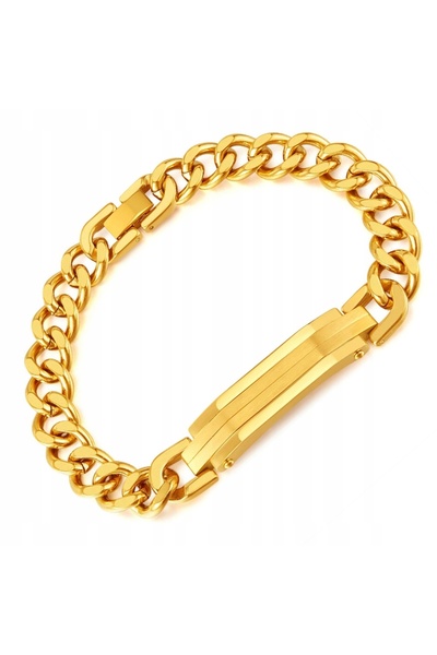 NO BRAND Brățară Panser placată cu aur de 18k cu Blaszkowa