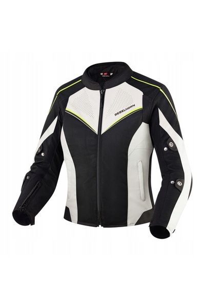 NO BRAND Jachetă textilă REBELHORN HIFLOW IV LADY NEGRU/ARGINTIU/GALBEN FLO [...
