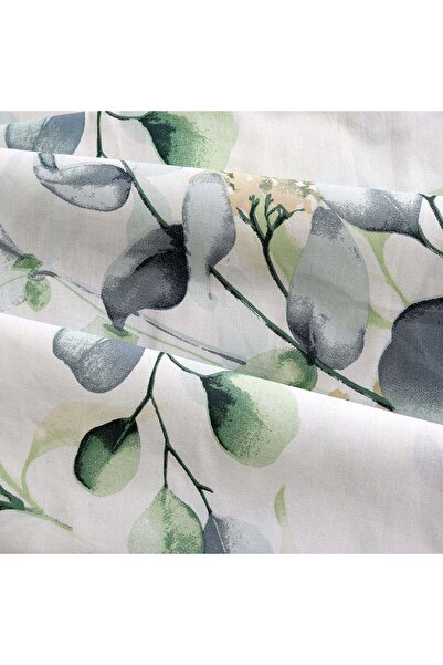 NO BRAND Lenjerie de pat din bumbac natural 140x200, design delicat de primăv...