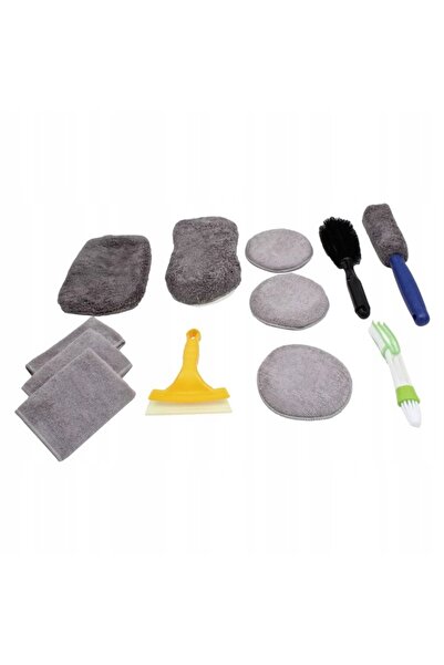 SATRA Kit de detailing auto AUTA 12el. Perii din microfibră PADY