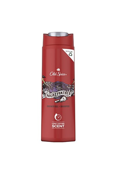 NO BRAND Old Spice Night Panther Gel pentru bărbați, gel de duș și șampon 3 î...