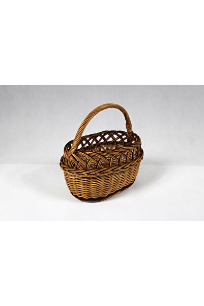 NO BRAND WNUUK Coș de cumpărături din răchită, model ciuperci, MOALE, 39 x 25 cm