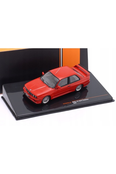 NO BRAND IXO BMW M3 (E30) Sport Evolution 1990 Roșu 1:43