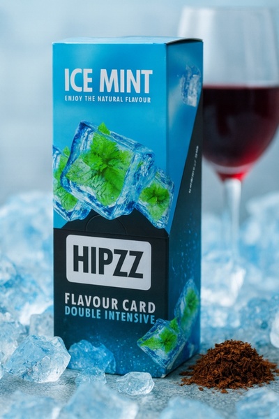 NO BRAND HIPZZ ICE MINT cartușe aromatizante cu aromă de mentă rece 100 bucăți
